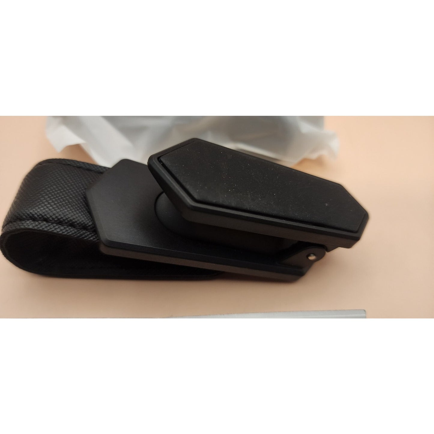 Car Sunglasses Holders - Attach to Visors - 2 pack - BLACK