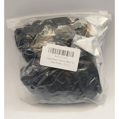 6 Packs Passion Twist Crochet Hair Packs - 20 Strands each - 8 in. - Black