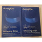 Auraglow Whitening Strips 2‑Pack – 14 Treatments Each – 8% HP – NEW