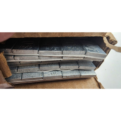 2 BOXES - Stickpro Steel Adhesive Wheel Weights. .025 Oz Segments - 3 oz strips