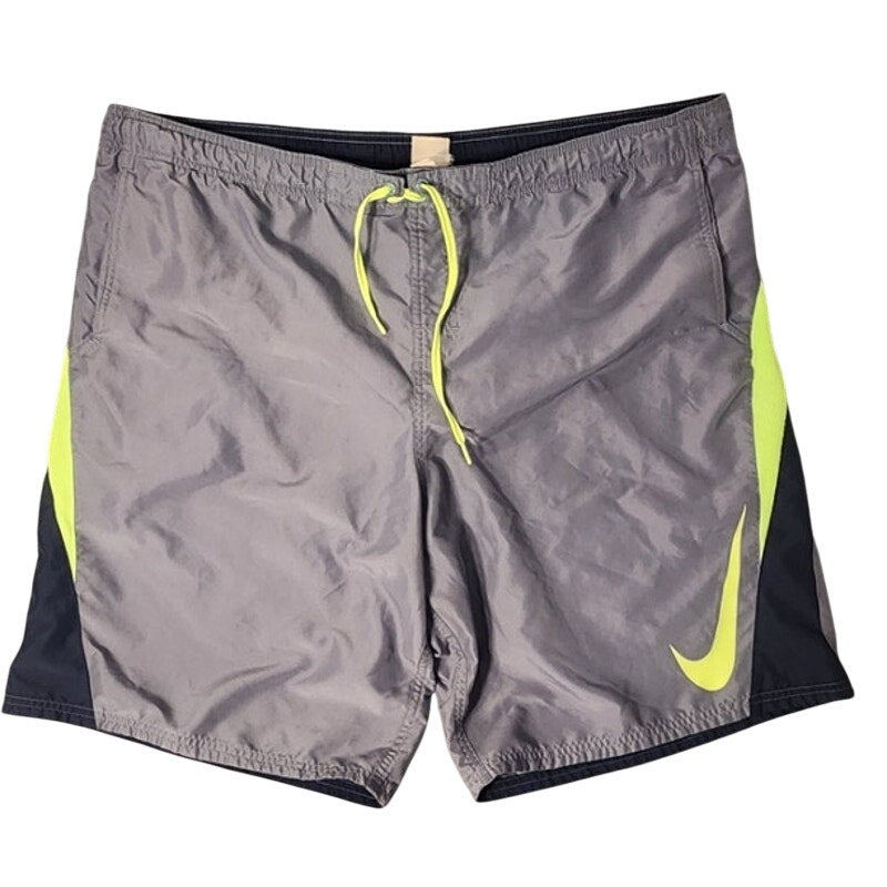 Nike Mens Swim Trunks Board Shorts Swimwear Trunks Mesh Lining Pockets Blue XXL
