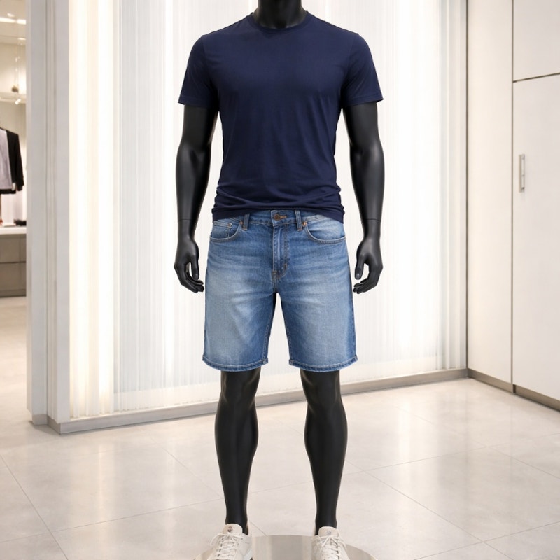 Foundry Supply Co. Men’s Denim Shorts Size 48 Blue 100% Cotton