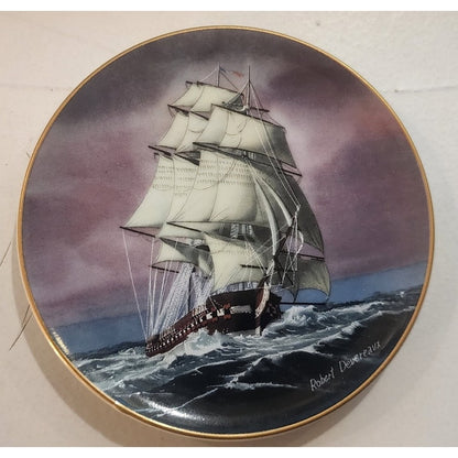 Danbury Mint Great American Sailing Ships Miniature Plate CONSTITUTION Japan