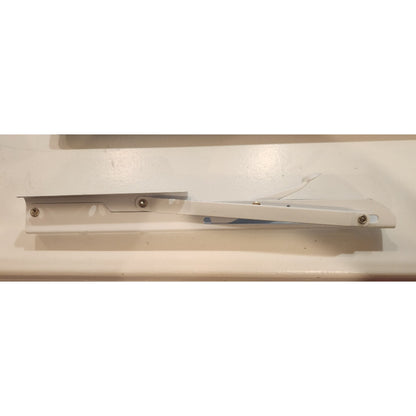 Set of 2 - Folding Shelf Bracket - Bench Table Wall Mounted - Heavy Duty - white