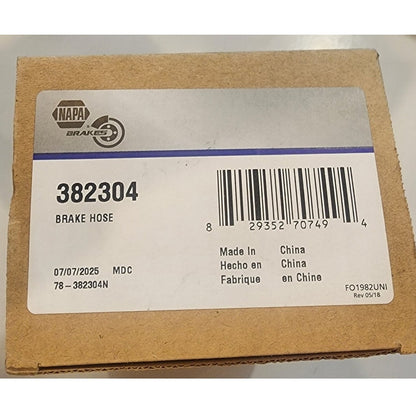  Ultra Premium Brake Hose - 382304 - Napa - 829352707494 - New