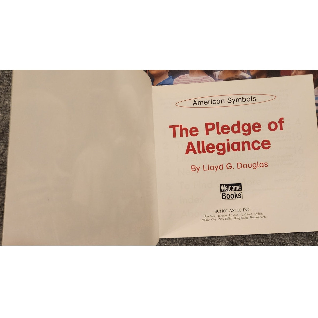 Lot of 3 The Pledge of Allegiance Welcome Books Scholastic Reader 720L