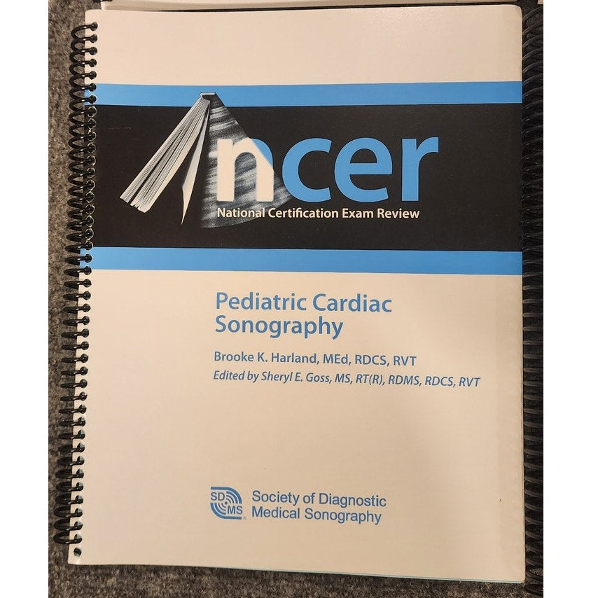 NCER Ultrasound Review Manuals 4 Book Set Cardiac Vascular 2009