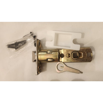 Door Knob w/Lock and Key, Matte Black - Bathroom, Bedroom, Etc. - W/Instructions