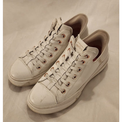 Skechers x Snoop Dogg Snoop One OG White Leather Women's Size 9 Slip-Ins