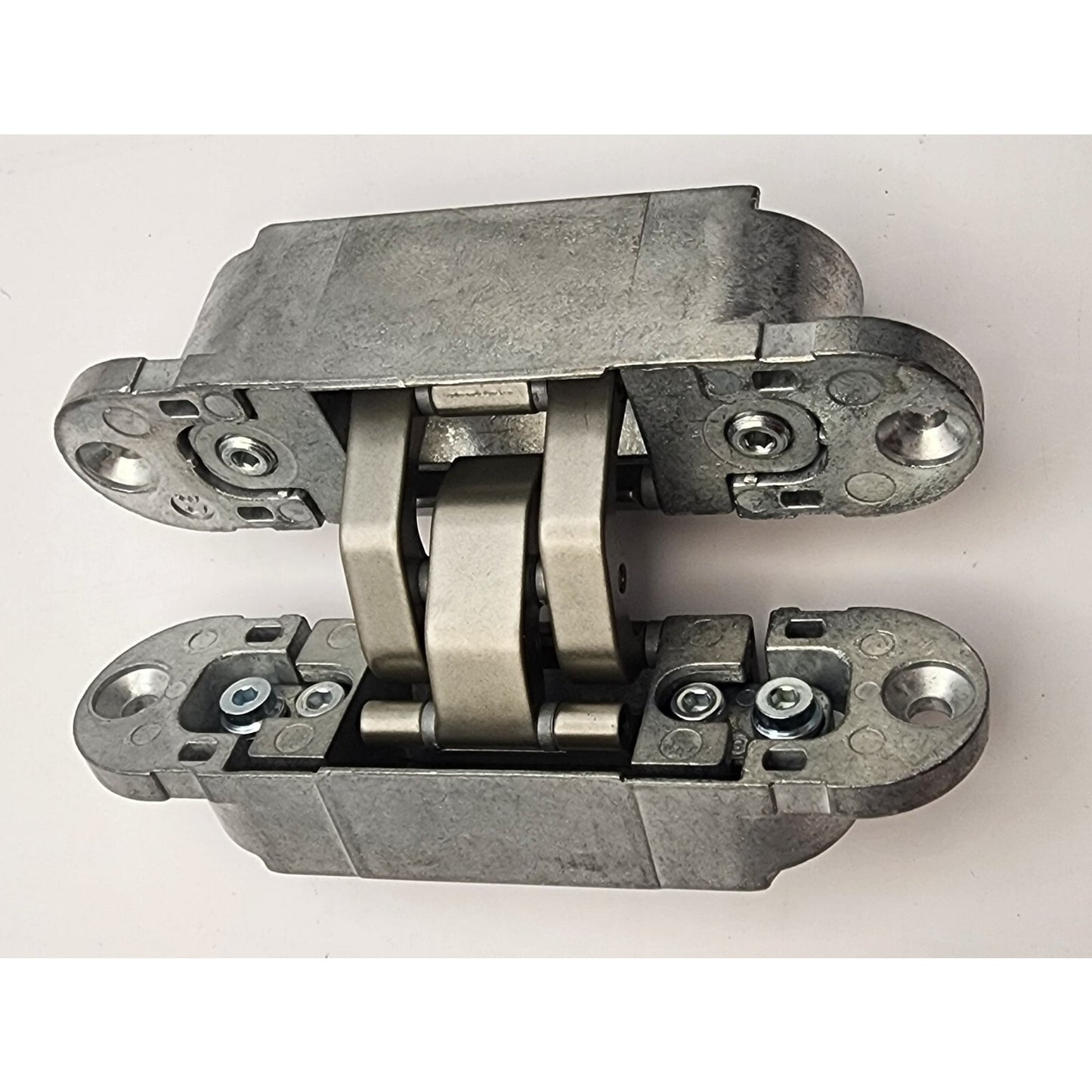 Silver Adjustable Concealed Door Hinge - Hinge Only