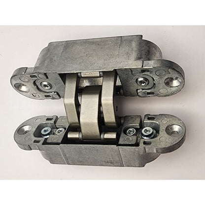 Silver Adjustable Concealed Door Hinge - Hinge Only