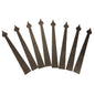 16 Inch Stamped Steel Spear Hinges Matte Black 2 Box Lot 16 Total Carriage Style