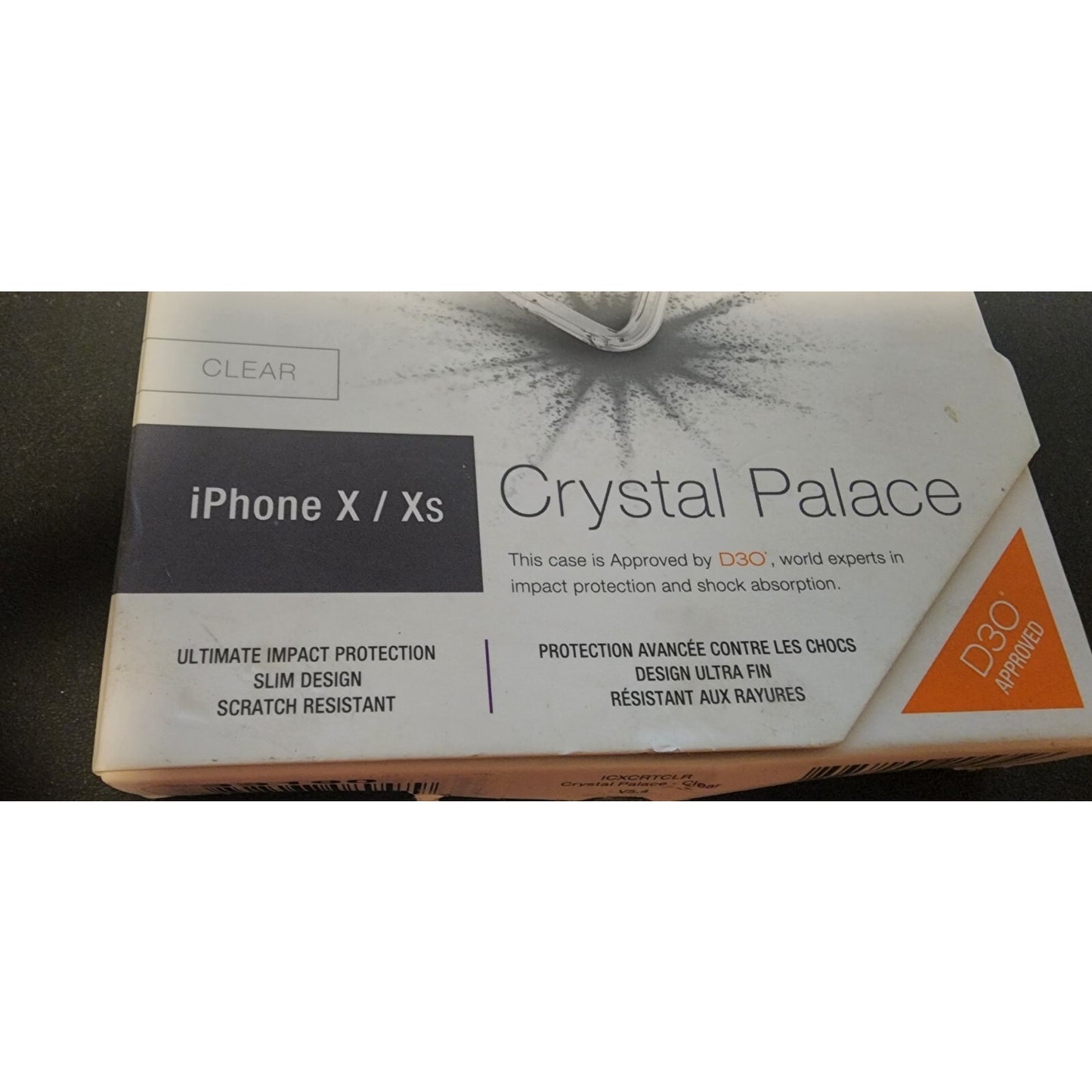 Gear4 - Crystal Place Series - Clear Case - for Apple iPhone X/XS - 5.8"