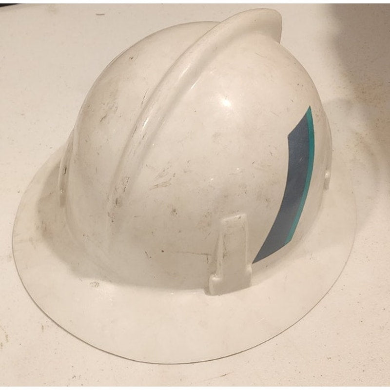 Vintage US West Communications Lineman Hard Hat Authentic MSA V-Gard Helmet