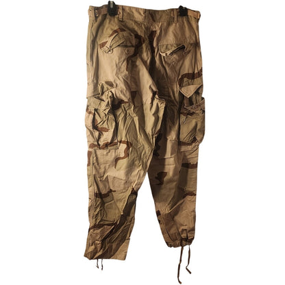 US Army Desert Camo Pants Medium‑Regular – 3‑Color DBDU – Good Condition