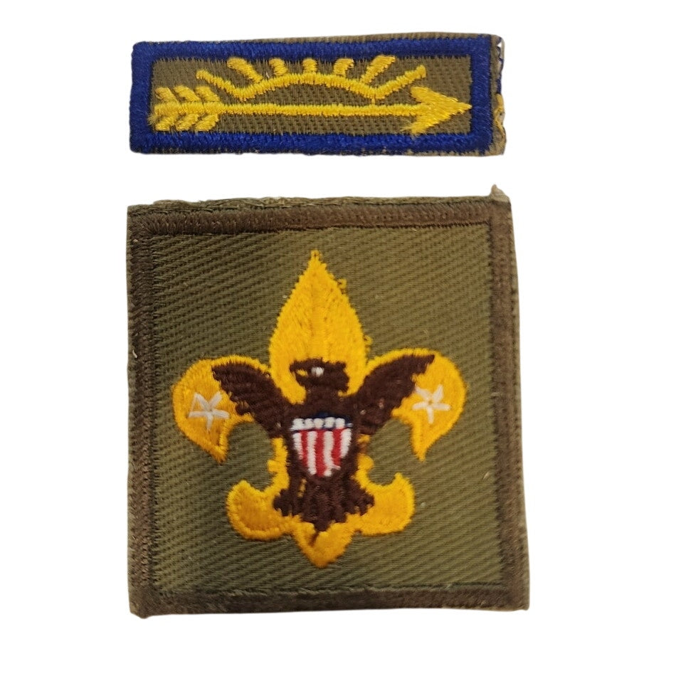 Vintage Boy Scouts of America BSA Patch Lot Webelos Ribbon Insignia Service Bars
