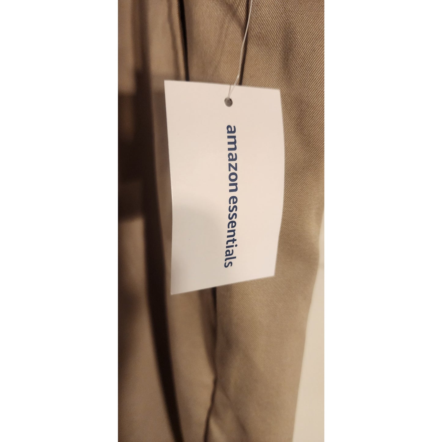 Amazon Essentials Mens Straight Fit Chino Pants Khaki Brown NWT Size 40x30