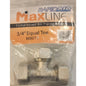 MaxLine 3/4" Equal Tee Fitting M8011 Compressed Air Piping Union 3-Way