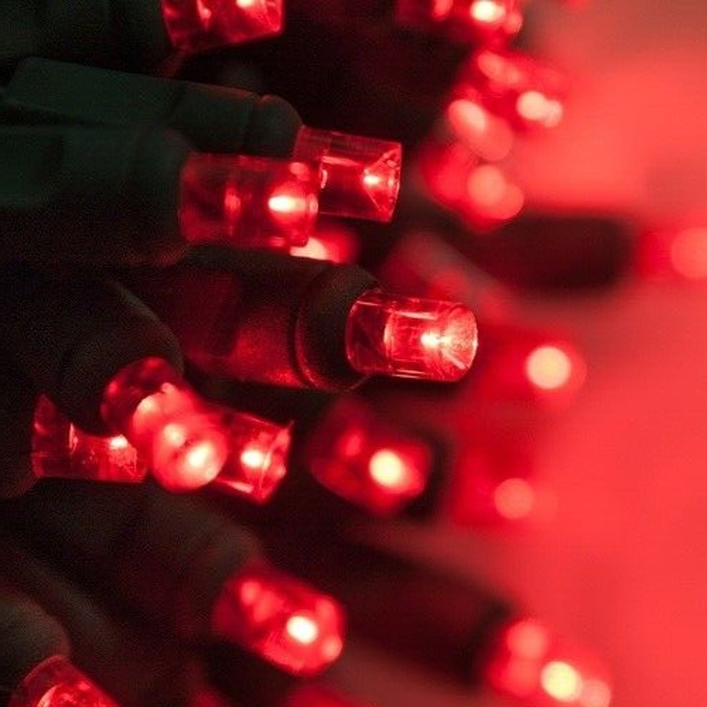 200 LED Outdoor RED String Lights. 66FT Red - Different Blinking Patterns - NIB