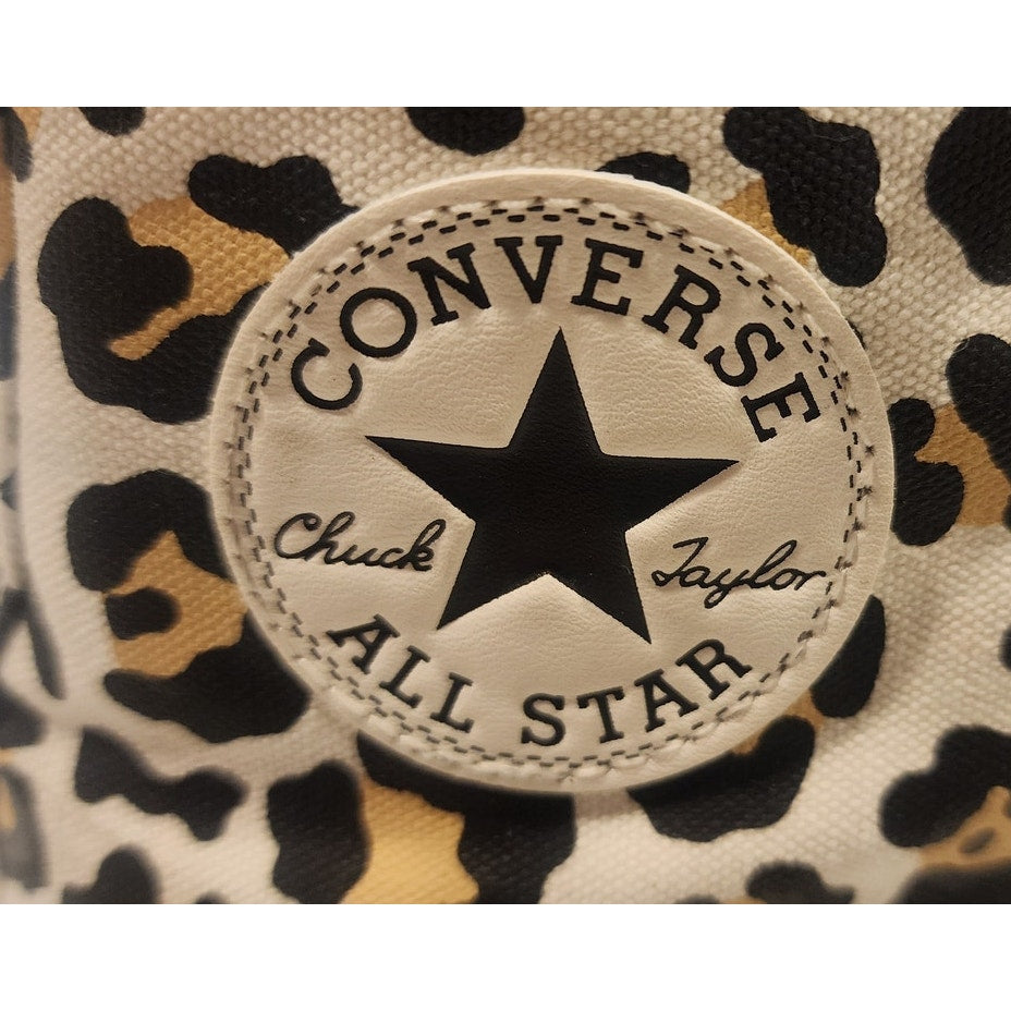 Converse Chuck Taylor All Star Leopard Print High Top Sneakers Womens 11 Mens 9