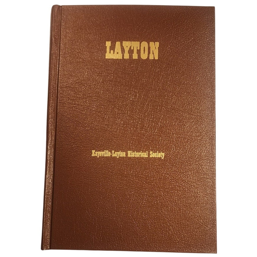 Vintage 1985 Layton Utah Historic Viewpoints Local History Book Hardcover