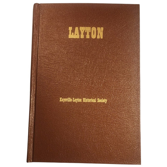 Vintage 1985 Layton Utah Historic Viewpoints Local History Book Hardcover