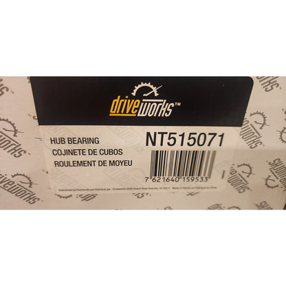 Driveworks NT515071 Front Wheel Hub Bearing Assembly 2WD ABS 6‑Lug