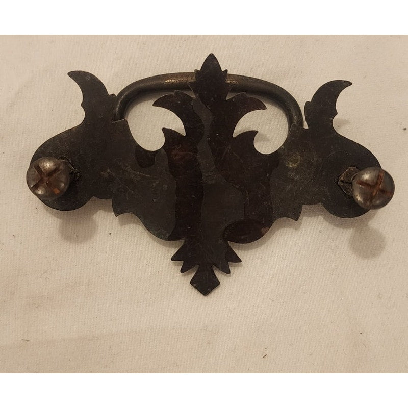 Vintage Brass‑Style Drawer Pulls – Set of 5 – Ornate Hardware w/ Screws