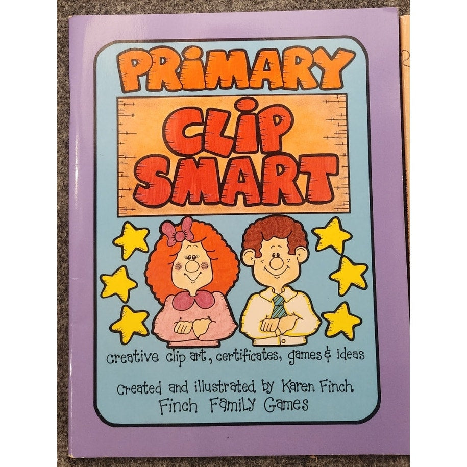 New 3 Book Activity Lot Clip Art Challenge Coluzzle Primary Partners LDS Unused