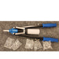 17.5 Inch Heavy Duty Hand Riveter Lever Pop Rivet Gun Tool with Catch Bottle