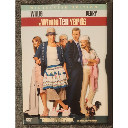 The Whole Ten Yards DVD Bruce Willis Matthew Perry Comedy Movie Disc Clean
