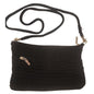 The Sak Black Crochet Knit Clutch Shoulder Bag Purse Boho New Without Tags NWOT