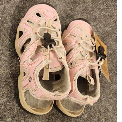Northside Kids Girls Size 11 Pink Gray Closed Toe Heel Strap Sandal NWT