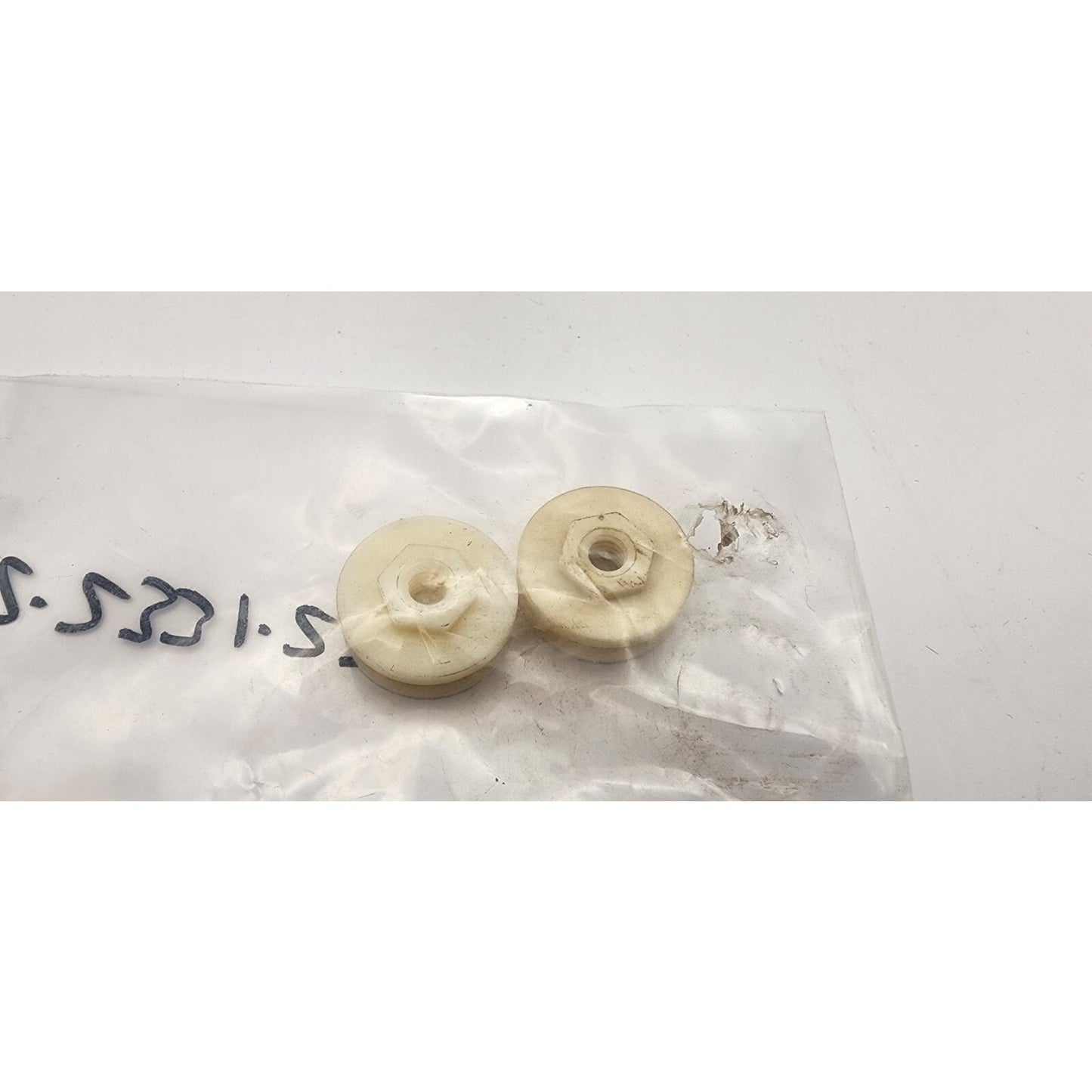 (2) End Caps - 1" Diam -25mm - 02-2331-231 - one has shelf wear