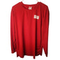 National Guard Mens Long Sleeve T Shirt Size Large Red Military Graphic Tee