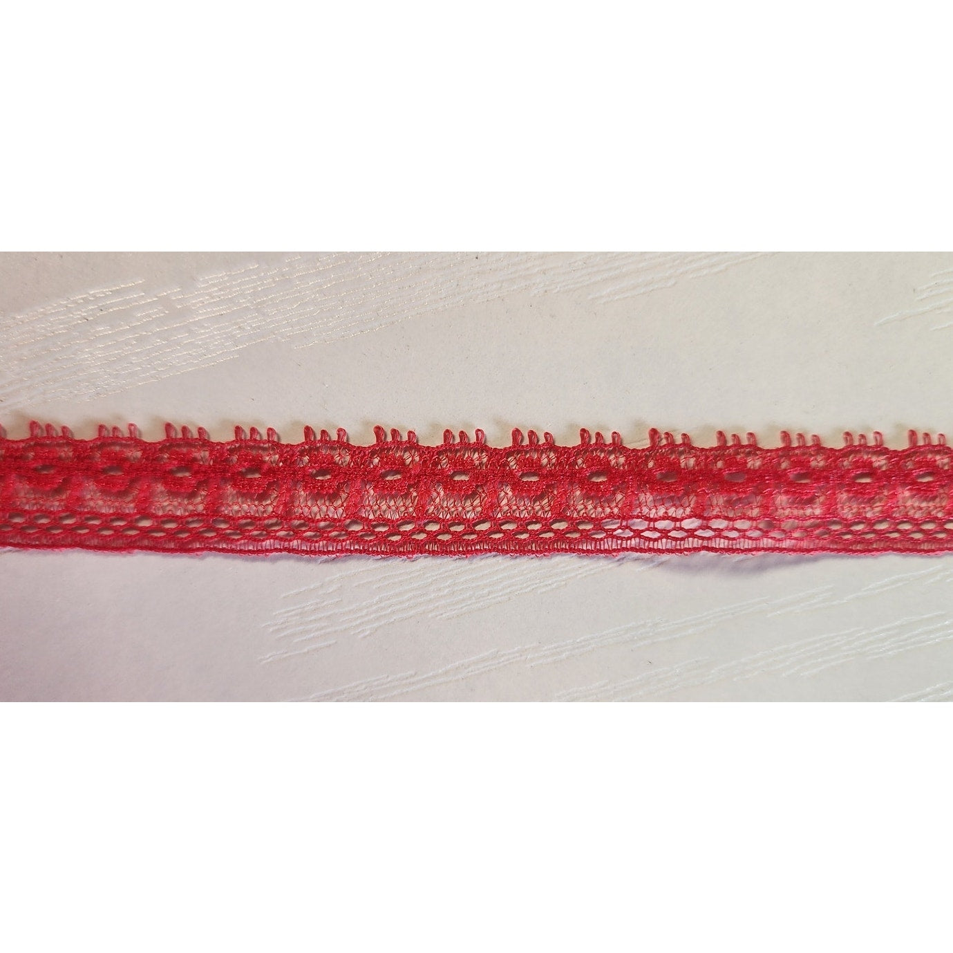 Vintage Wrights Native Textiles 1/2" Red Trimming Ribbon 520 Yd Roll PATT 22250
