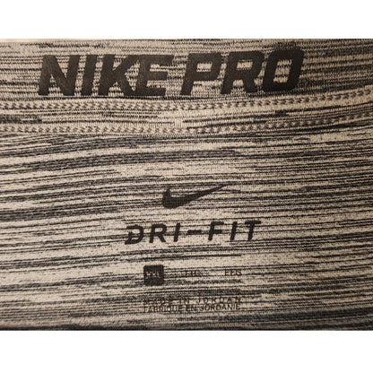 Nike Pro Dri Fit Mens Short Sleeve Athletic Shirt Heather Grey Size XXL
