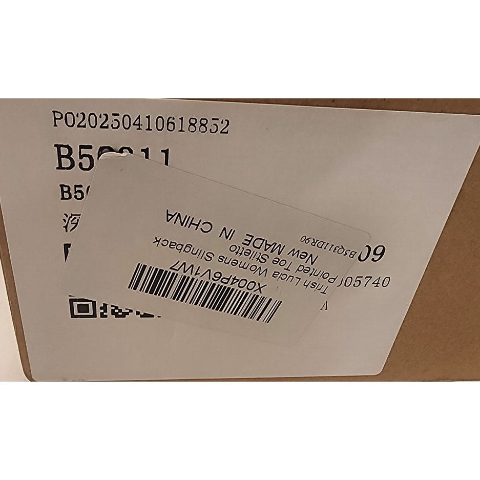 Trish Lucia Women’s Slingback Pointed Toe Stilettos Size 9 – New