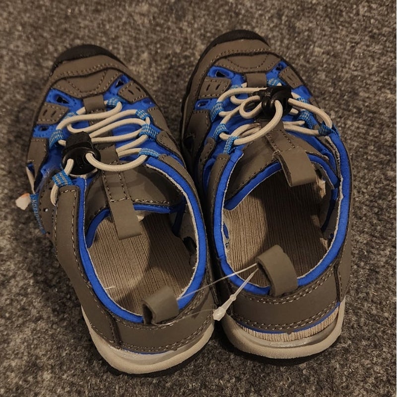 Northside Kids Size 9 Gray Blue Closed Toe Heel Strap Sandals NWOT