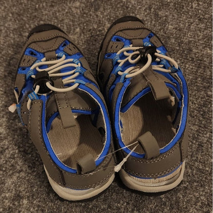 Northside Kids Size 9 Gray Blue Closed Toe Heel Strap Sandals NWOT