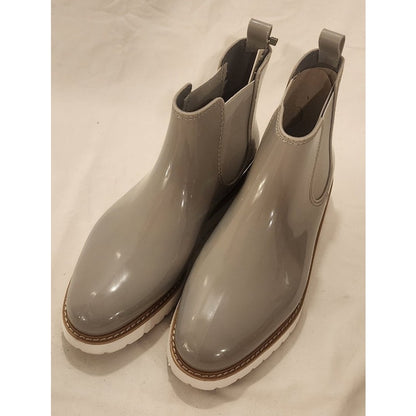 Cougar Kensington Waterproof Chelsea Rain Boots NIB Women's Size 11 Mist Gray