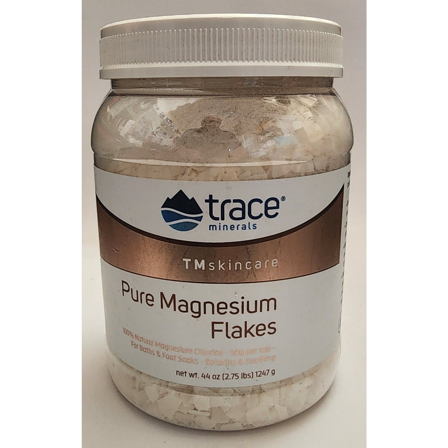 Trace Minerals -Pure Magnesium Flakes -For baths and Foot Soaks -Exp 02/2026
