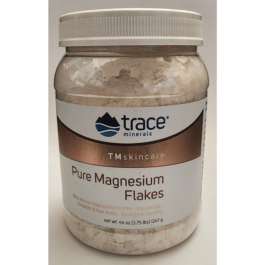Trace Minerals -Pure Magnesium Flakes -For baths and Foot Soaks -Exp 02/2026