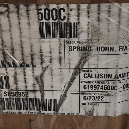 Box of 1000 (may be short- Open Box) Spring, Horn, Fiat, 4500C - Genuine