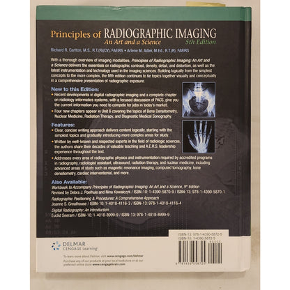 Principles of Radiographic Imaging 5th Edition Carlton Adler Hardcover