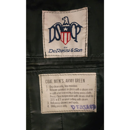 New US Army 41S Class A Service Jacket - 25th Aviation- DeRossi & Son - NOS Coat