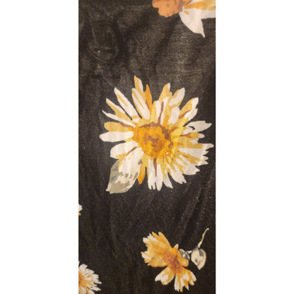 Cute Daisy Blouse - Black, Yellow and White - Floral, Maurices 24/7 - XL