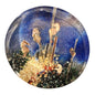 Vintage Clear Acrylic Lucite 3D Image Paperweight Desk Accessory Dome Art