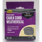 1 Box - md - Replaceable Caulk Cord Weatherseal - 1/8" x 30' - Gray - 71522