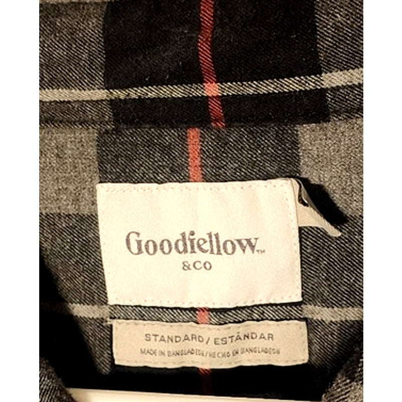 Goodfellow & Co Mens XXL Plaid Long Sleeve Flannel Casual Button Down Shirt